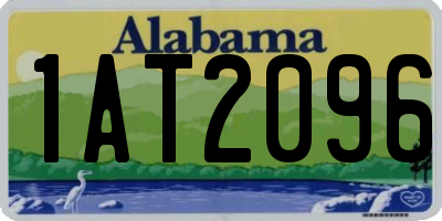 AL license plate 1AT2096