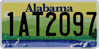 AL license plate 1AT2097