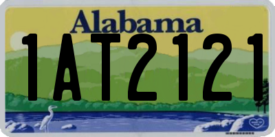 AL license plate 1AT2121