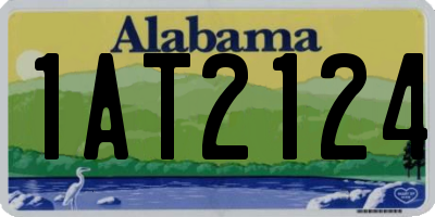 AL license plate 1AT2124