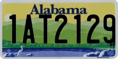 AL license plate 1AT2129