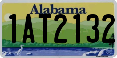 AL license plate 1AT2132