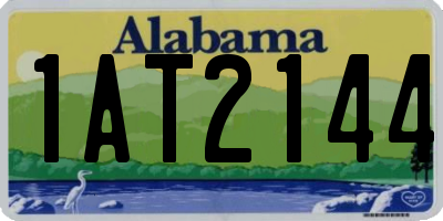 AL license plate 1AT2144