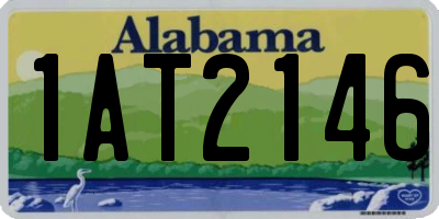 AL license plate 1AT2146