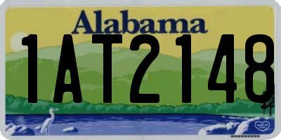 AL license plate 1AT2148