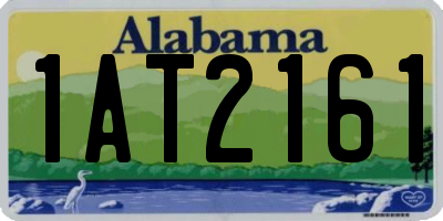 AL license plate 1AT2161