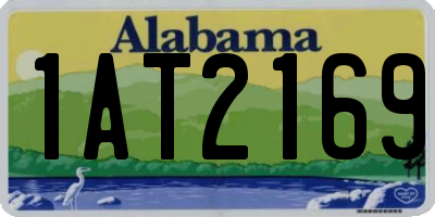 AL license plate 1AT2169