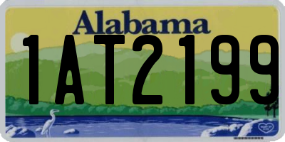 AL license plate 1AT2199