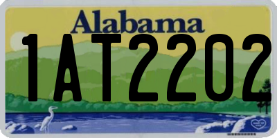 AL license plate 1AT2202