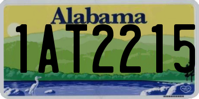 AL license plate 1AT2215