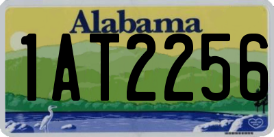 AL license plate 1AT2256