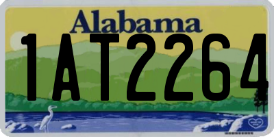 AL license plate 1AT2264