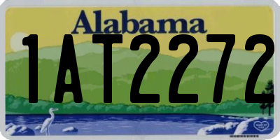 AL license plate 1AT2272