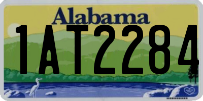 AL license plate 1AT2284