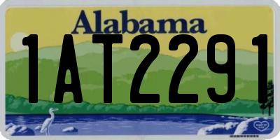 AL license plate 1AT2291