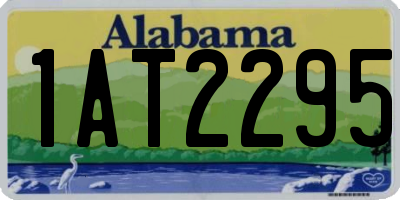AL license plate 1AT2295