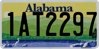 AL license plate 1AT2297