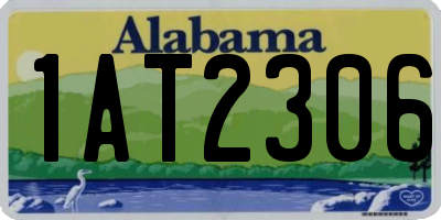 AL license plate 1AT2306