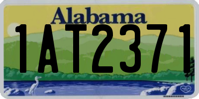 AL license plate 1AT2371