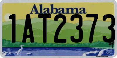 AL license plate 1AT2373