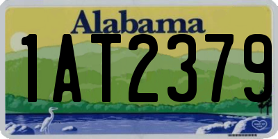 AL license plate 1AT2379