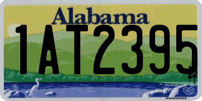 AL license plate 1AT2395