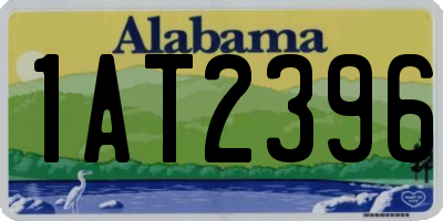 AL license plate 1AT2396
