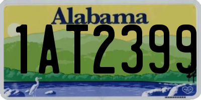 AL license plate 1AT2399