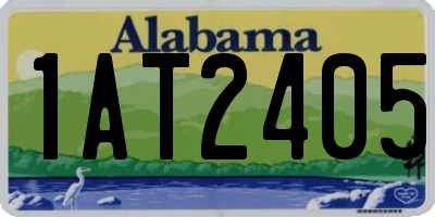 AL license plate 1AT2405