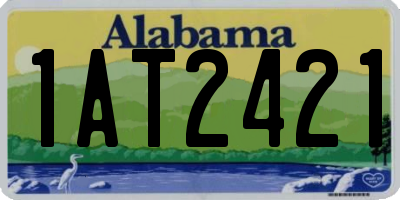 AL license plate 1AT2421