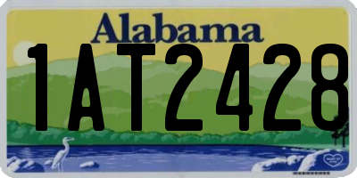 AL license plate 1AT2428