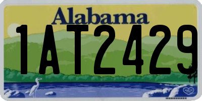 AL license plate 1AT2429