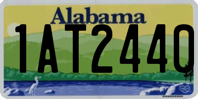 AL license plate 1AT2440