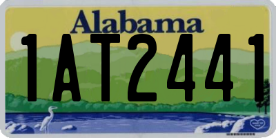 AL license plate 1AT2441