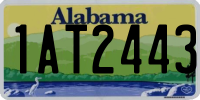 AL license plate 1AT2443