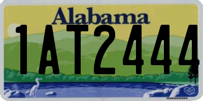 AL license plate 1AT2444