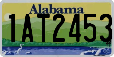 AL license plate 1AT2453