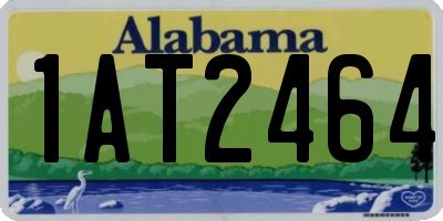 AL license plate 1AT2464