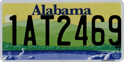 AL license plate 1AT2469