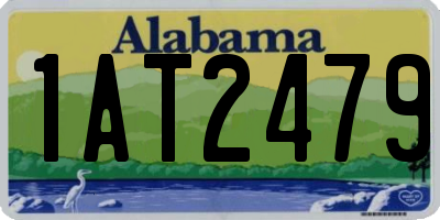 AL license plate 1AT2479