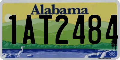 AL license plate 1AT2484