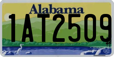 AL license plate 1AT2509