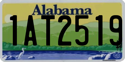 AL license plate 1AT2519