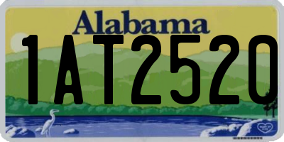 AL license plate 1AT2520