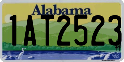 AL license plate 1AT2523