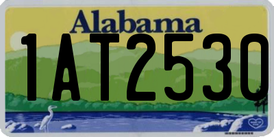 AL license plate 1AT2530