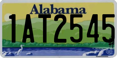 AL license plate 1AT2545