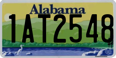 AL license plate 1AT2548