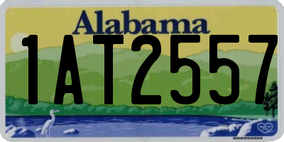 AL license plate 1AT2557