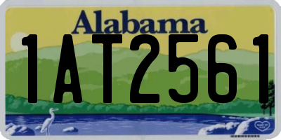 AL license plate 1AT2561